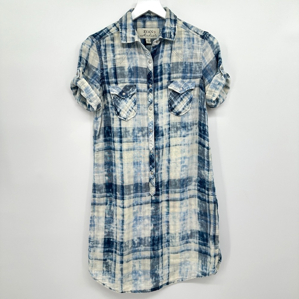 Ryan Michael Dress Size Small Retro Western Ranch Cowgirl Grunge Rodeo Rustic
